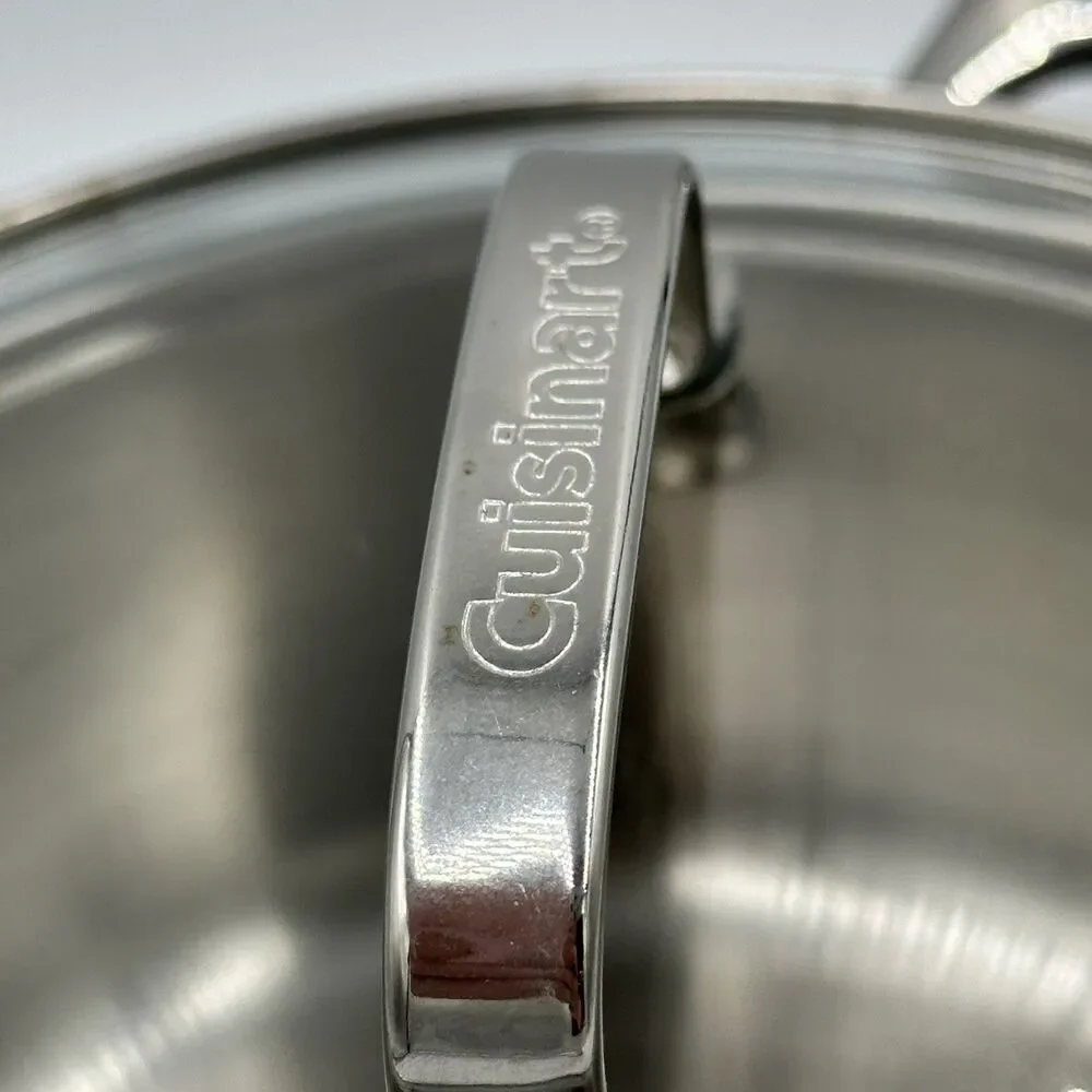 Cuisinart 3 QT Saute Pan Stainless Steel #7719-18PP Induction Ready With Lid - Picture 2 of 8